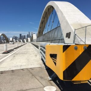 MASH TL-2 & TL-3 Reusable Crash Cushion with Cartridges