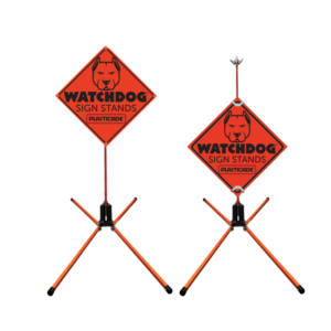 Mid-Size Steel Double Spring Sign Stand for Roll-Up & Aluminum Signs