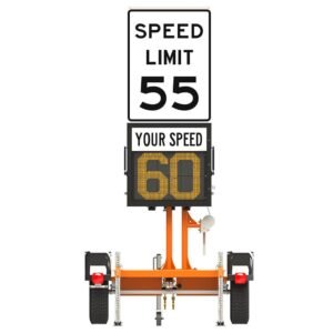 Ver-Mac Trailer-Mounted Full Matrix Speed Feedback Sign